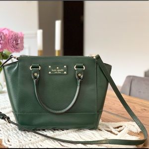 Kate Spade Forest Green Shoulder Bag
